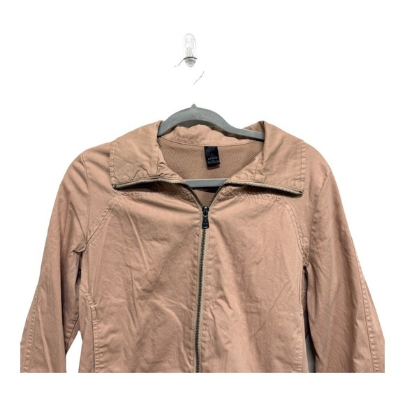 PrAna Lookout Jacket Organic Cotton Champagne Size XS Womens Utility Activr - Picture 2 of 7